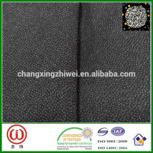 100% Polyester Fabric heavy weight interfacing 95g basic fabric and 20g glue woven interlining fusible for clothes
